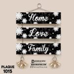 DDecorator Home Love Family Wall Plaque Wall Hanging Home Decoration Wall Decoration For Wall And Door - PLAQUE1015