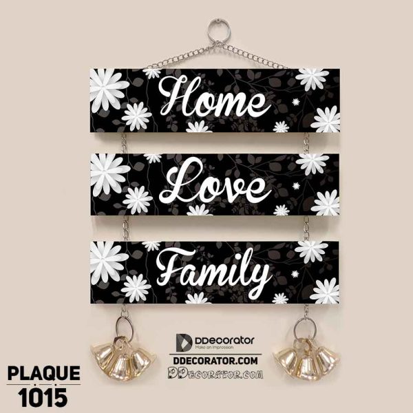 DDecorator Home Love Family Wall Plaque Wall Hanging Home Decoration Wall Decoration For Wall And Door - PLAQUE1015
