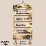 DDecorator Assalamualaikum Floral Frame Welcome Home Wall Hanging Wall Plaque Home Decoration Wall Decoration For Wall And Door - PLAQUE1134