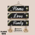 DDecorator Home Love Family Wall Plaque Wall Hanging Home Decoration Wall Decoration For Wall And Door - PLAQUE1014