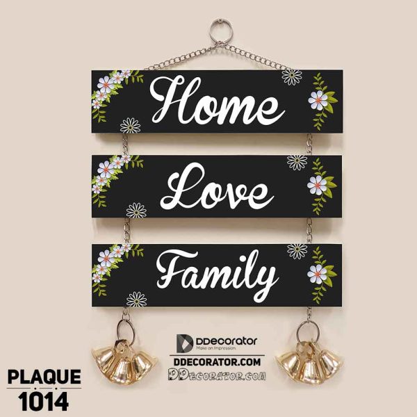 DDecorator Home Love Family Wall Plaque Wall Hanging Home Decoration Wall Decoration For Wall And Door - PLAQUE1014