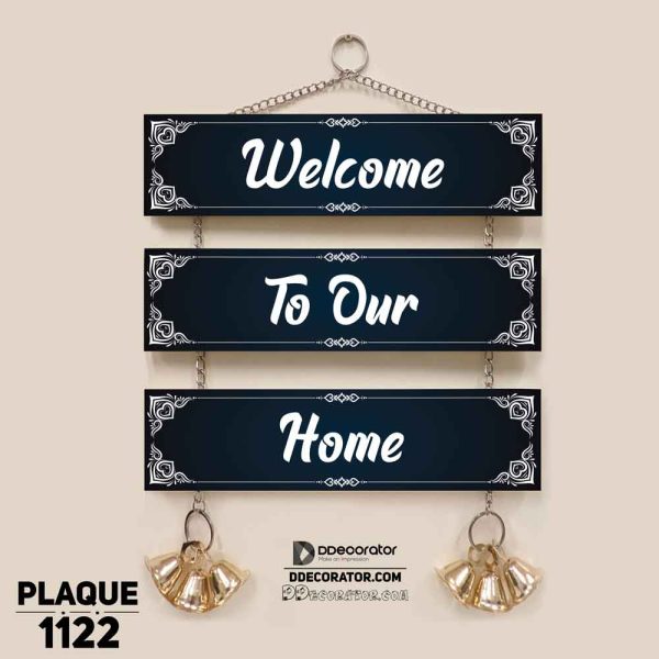 DDecorator Welcome To Our Home Wall Hanging Wall Plaque Home Decoration Wall Decoration For Wall And Door - PLAQUE1122