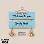 DDecorator Welcome Lovely Nest Wall Hanging Wall Plaque Home Decoration Wall Decoration For Wall And Door - PLAQUE1054