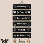 DDecorator Keep Smiling Wall Hanging Wall Plaque Home Decoration Wall Decoration For Wall And Door - PLAQUE1089