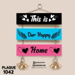 DDecorator Our Happy Home Wall Hanging Wall Plaque Home Decoration Wall Decoration For Wall And Door - PLAQUE1042