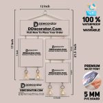 DDecorator Good Vibes Only Wall Hanging Wall Plaque Home Decoration Wall Decoration For Wall And Door - PLAQUE5004 - Image 2