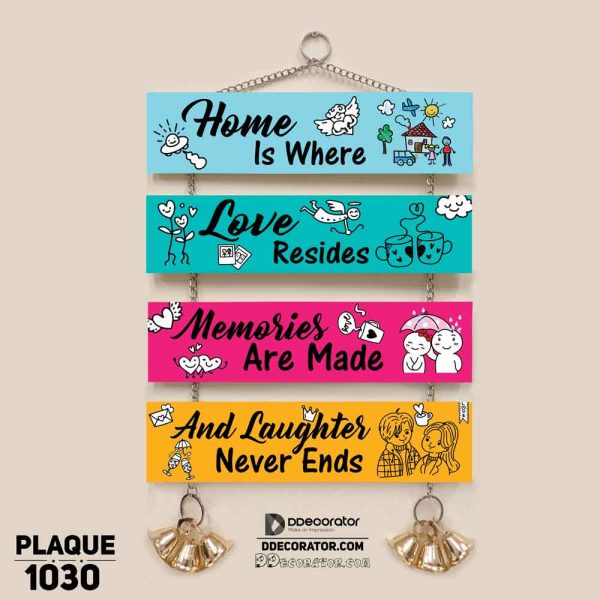 DDecorator Home Is Home Wall Hanging Wall Plaque Home Decoration Wall Decoration For Wall And Door - PLAQUE1030